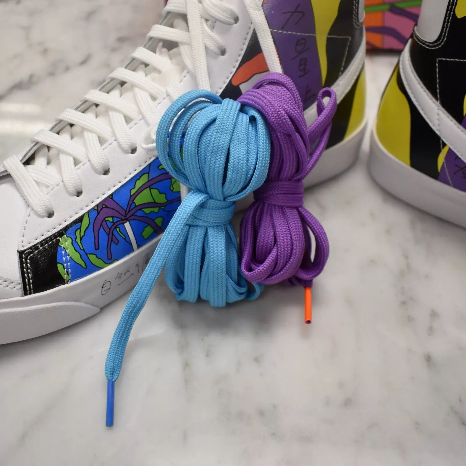 Nike Nike Flyleather Blazer 77 QS Earth Day Ruohan Wang Size US 9.5 / EU 42-43 - 10 Thumbnail