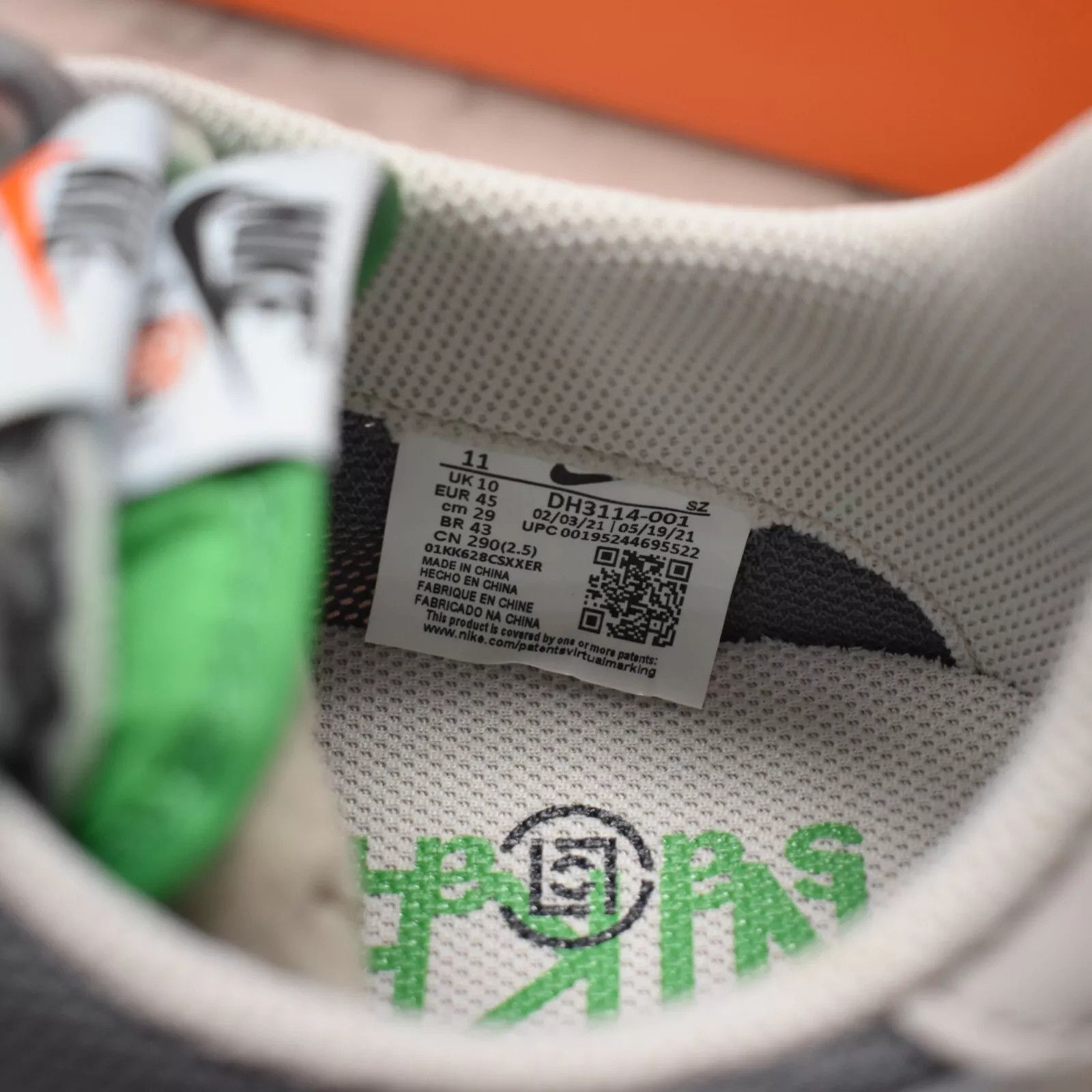 CLOT × Nike × Sacai Nike Sacai CLOT LDWaffle LD Waffle Racer Cool Gray Size US 11 / EU 44 - 11 Thumbnail