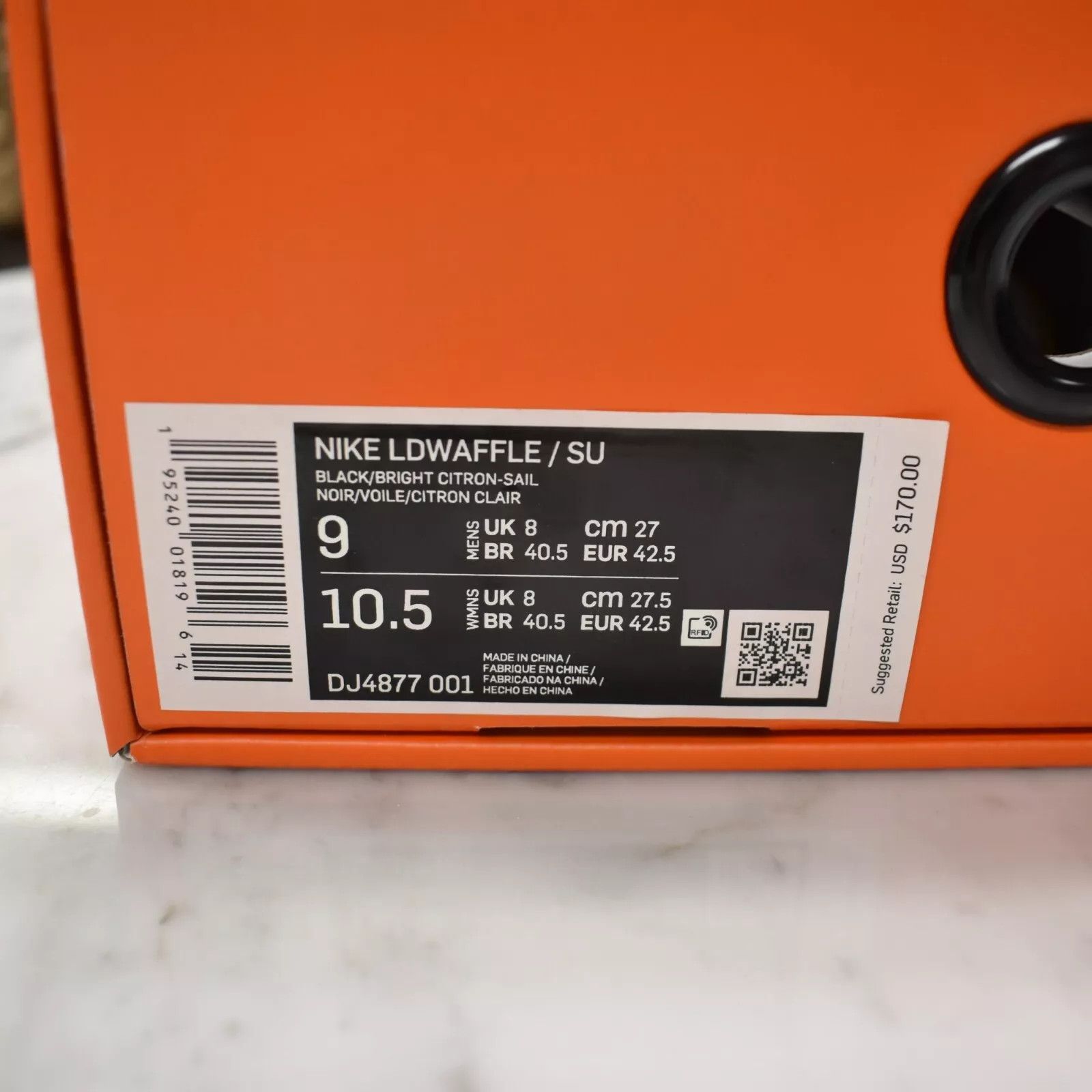 Nike × Sacai × Undercover Nike Sacai Undercover LDWaffle LD Waffle Racer Black Citron Size US 9 / EU 42 - 12 Thumbnail