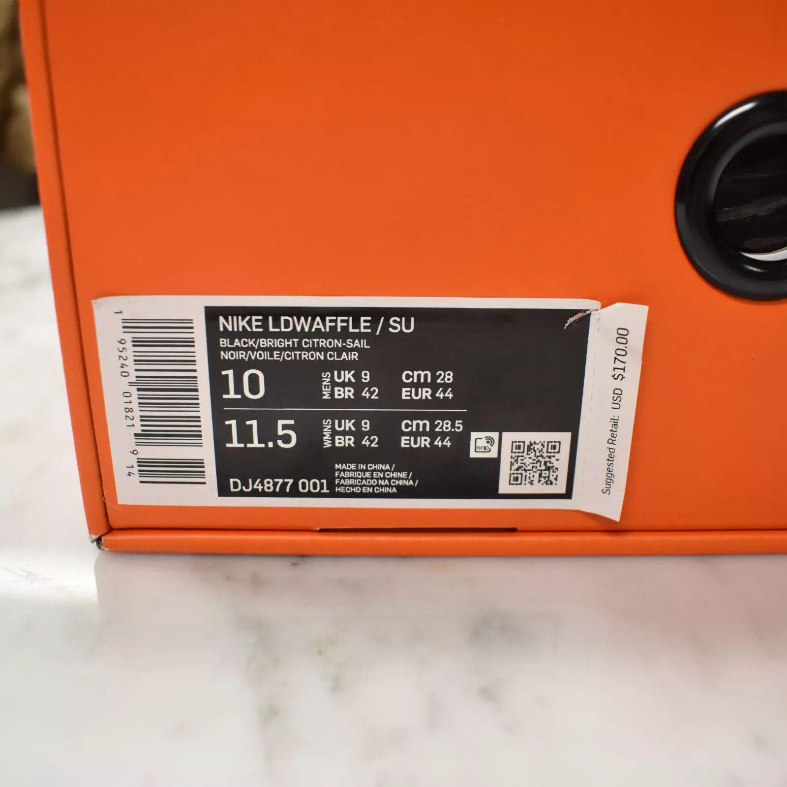 Nike × Sacai × Undercover Nike Sacai Undercover LDWaffle LD Waffle Racer Black Citron Size US 10 / EU 43 - 12 Thumbnail