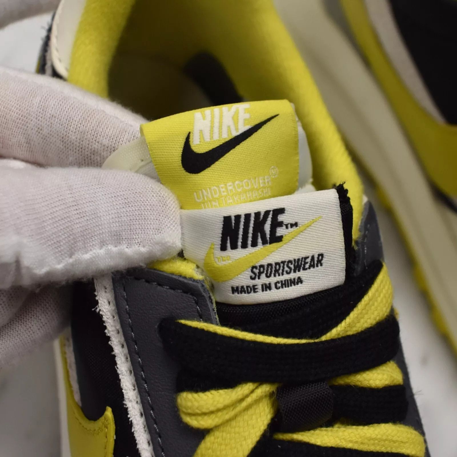 Nike × Sacai × Undercover Nike Sacai Undercover LDWaffle LD Waffle Racer Black Citron Size US 10 / EU 43 - 8 Thumbnail