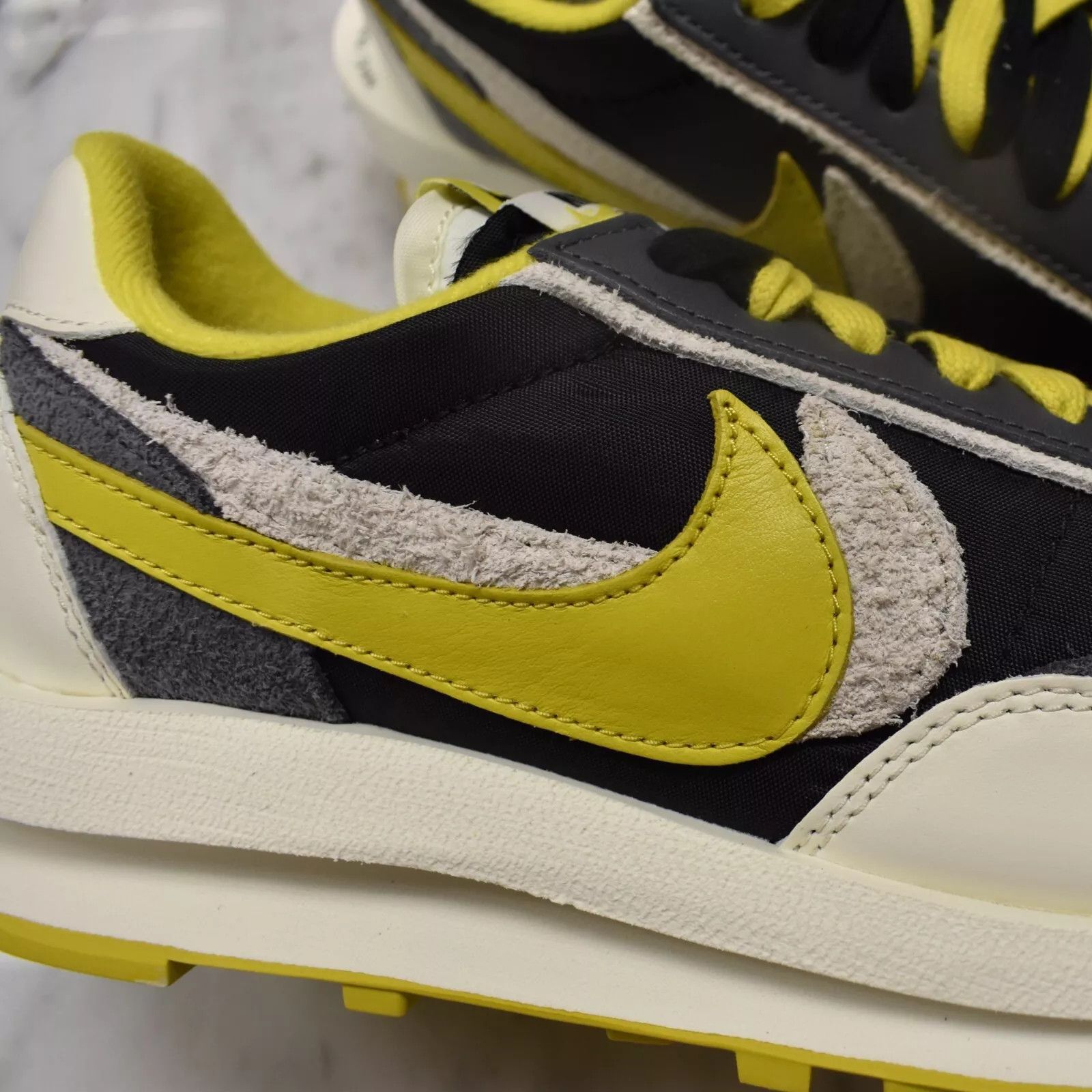 Nike × Sacai × Undercover Nike Sacai Undercover LDWaffle LD Waffle Racer Black Citron Size US 10 / EU 43 - 7 Thumbnail