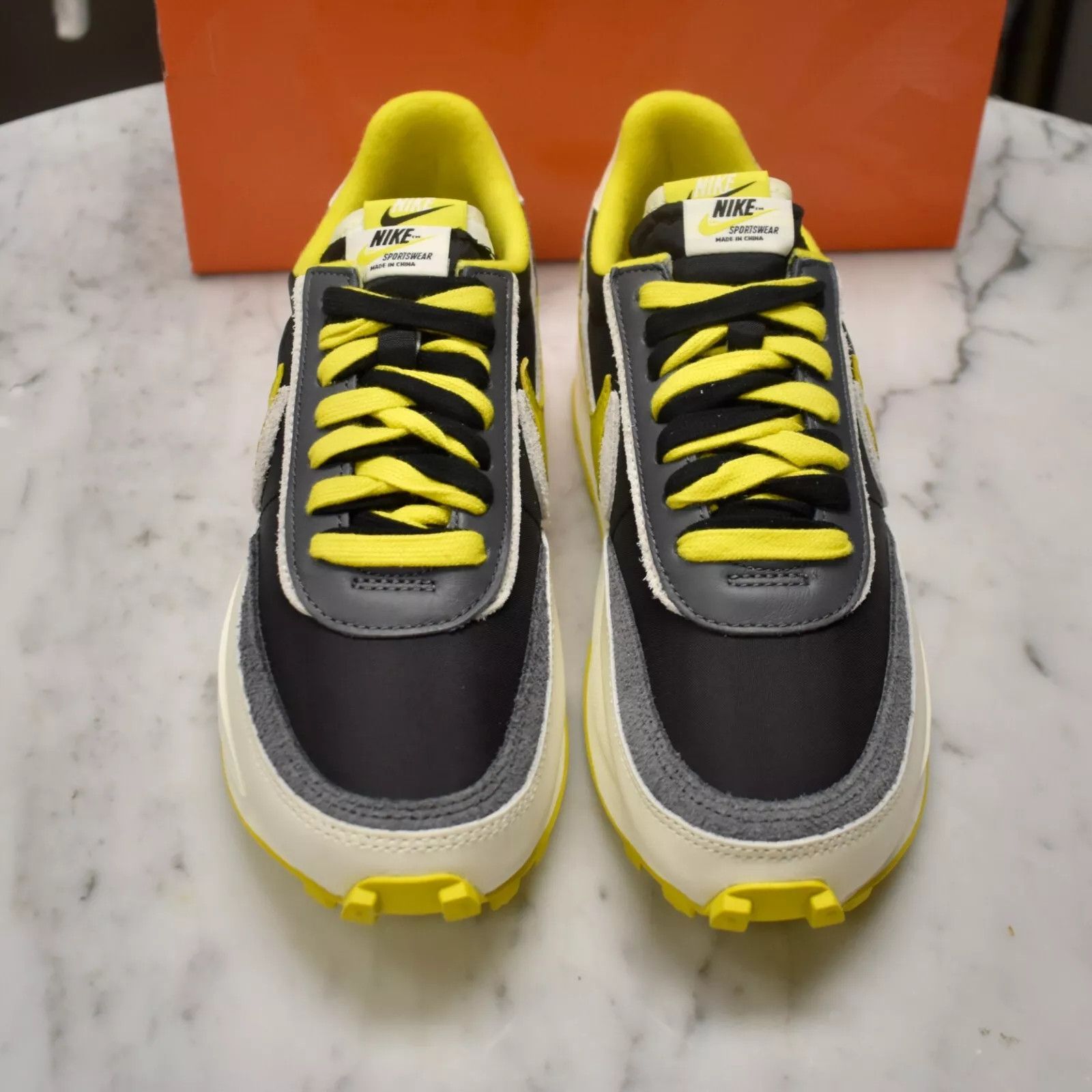 Nike × Sacai × Undercover Nike Sacai Undercover LDWaffle LD Waffle Racer Black Citron Size US 10 / EU 43 - 4 Thumbnail