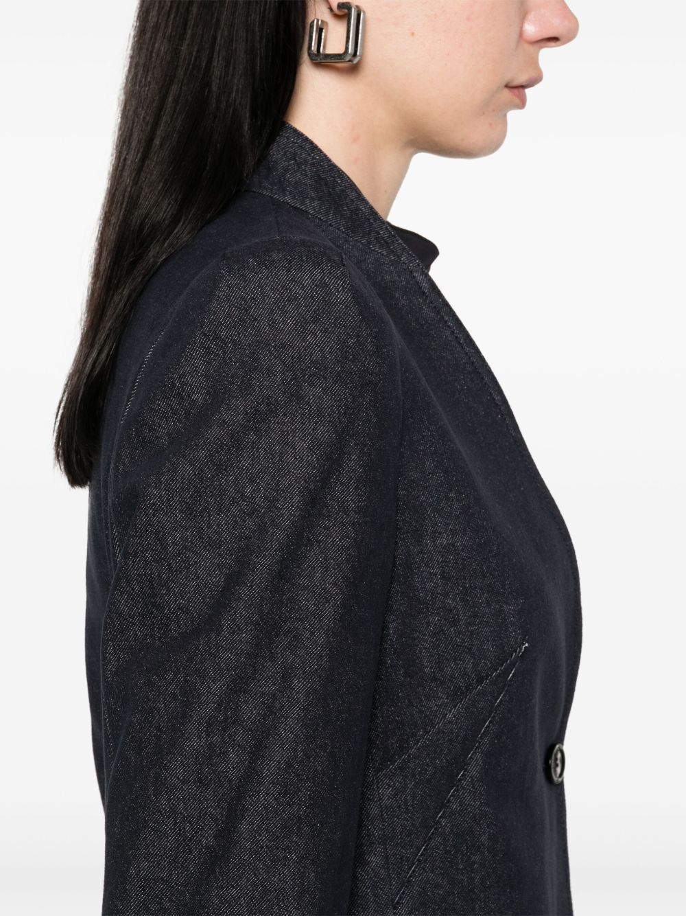 Max Mara COTTON SINGLE-BREASTED JACKET Size M / US 6-8 / IT 42-44 - 3 Thumbnail