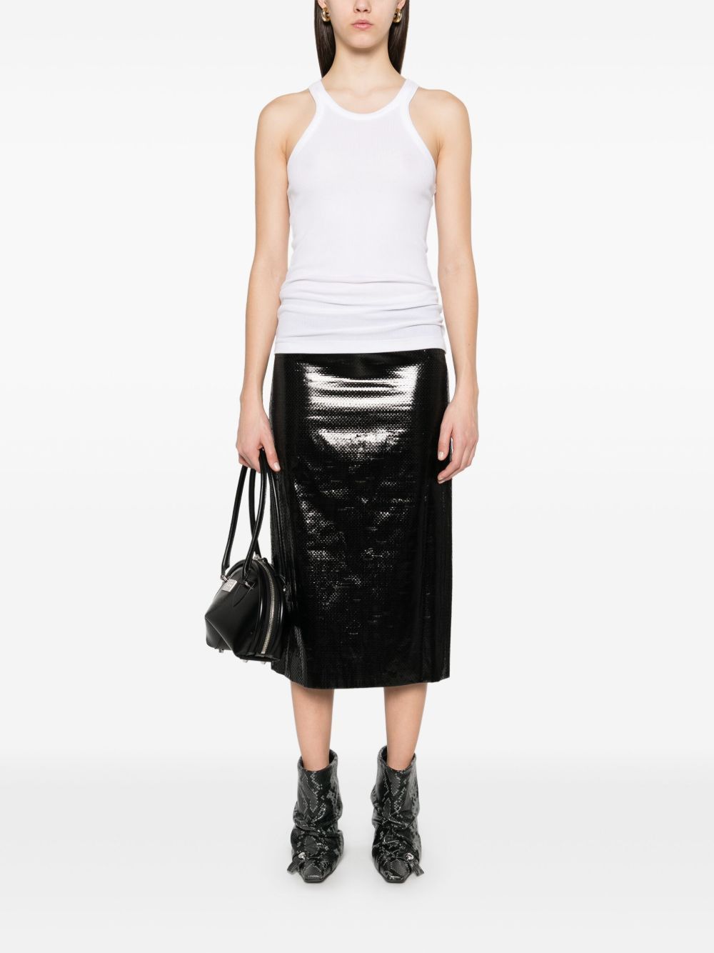 Sportmax COTTON TANK TOP Size S / US 4 / IT 40 - 4 Thumbnail