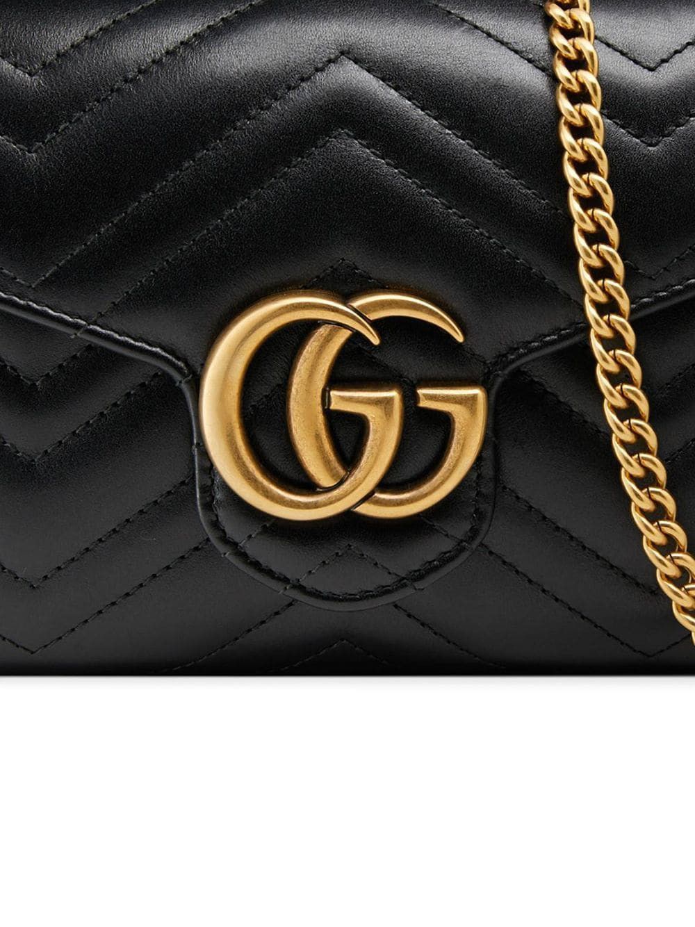 Gucci GG MARMONT LEATHER MINI BAG Size ONE SIZE - 4 Thumbnail