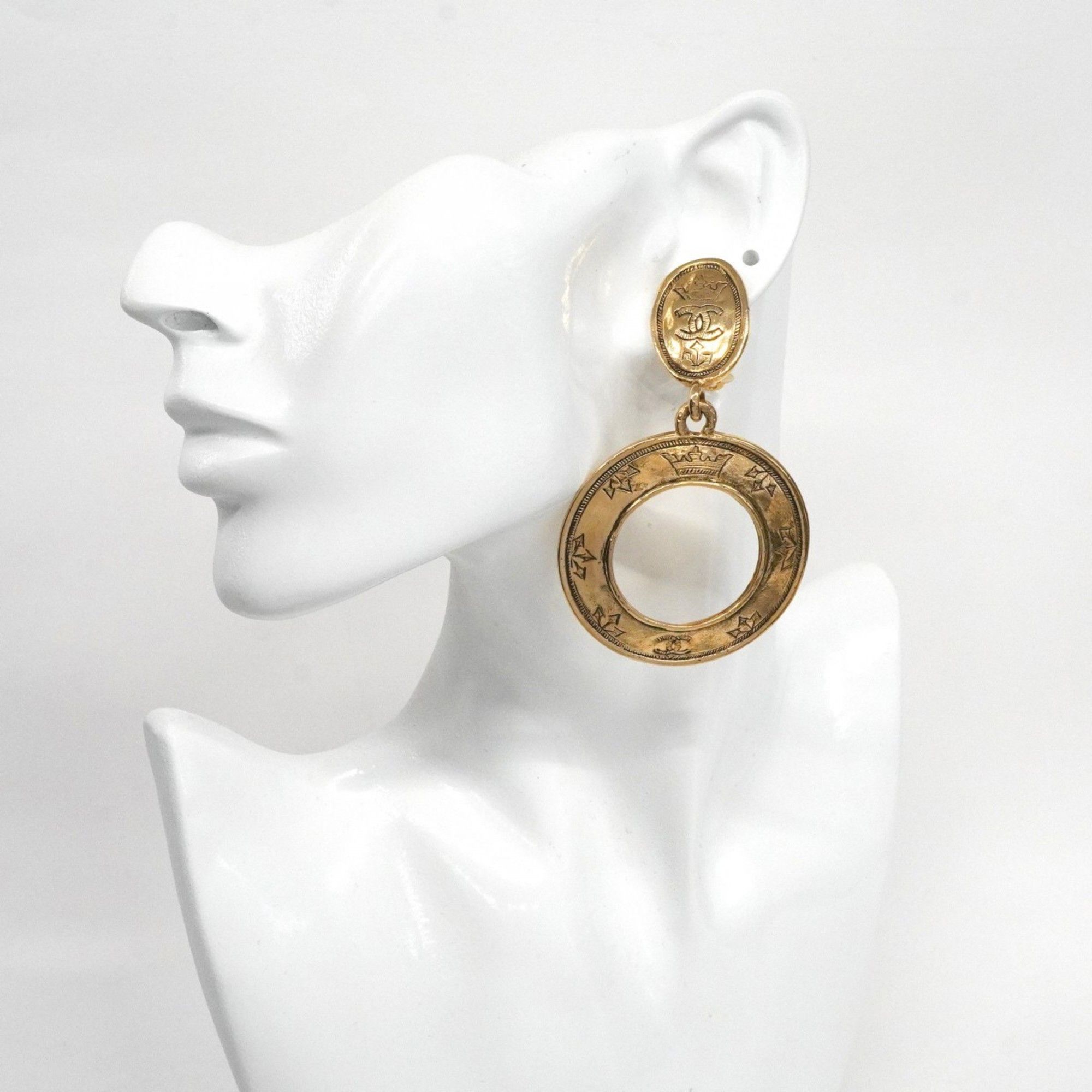 Chanel Chanel Coco Mark earring Size ONE SIZE - 4 Thumbnail