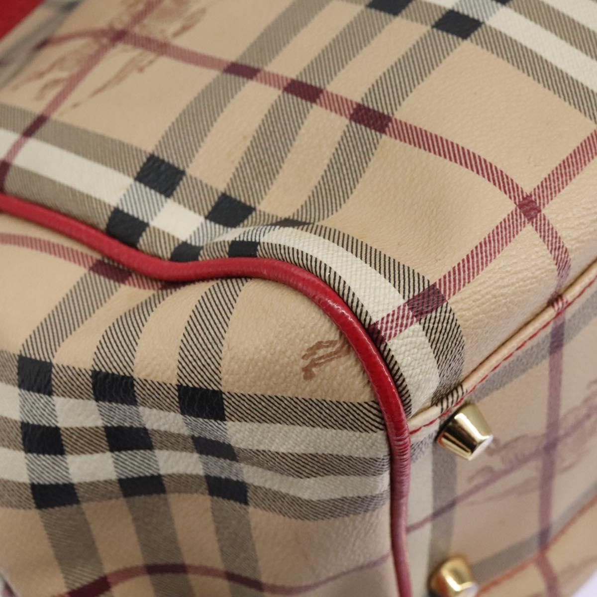 Burberry Nova Check Beige Canvas Shoulder Bag (Pre-Owned) Size ONE SIZE - 17 Thumbnail
