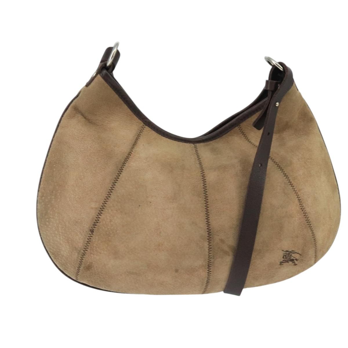 Burberry Blue Label Beige Suede Shoulder Bag (Pre-Owned) Size ONE SIZE - 3 Thumbnail