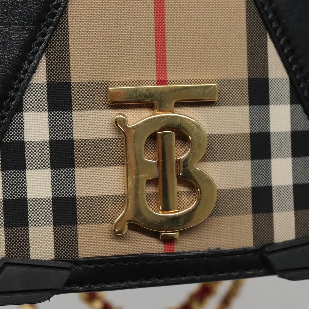 Burberry Tb Beige Canvas Shoulder Bag (Pre-Owned) Size ONE SIZE - 14 Thumbnail