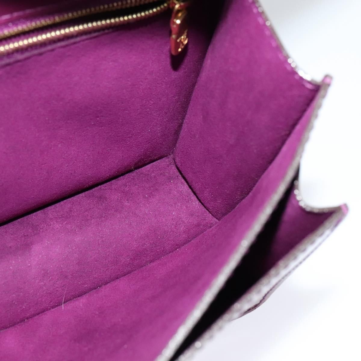 Louis Vuitton Monceau Burgundy Patent Leather Handbag (Pre-Owned) Size ONE SIZE - 17 Thumbnail