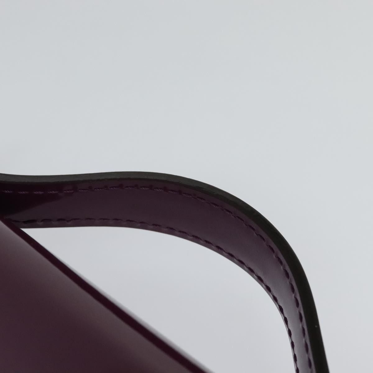 Louis Vuitton Monceau Burgundy Patent Leather Handbag (Pre-Owned) Size ONE SIZE - 7 Thumbnail