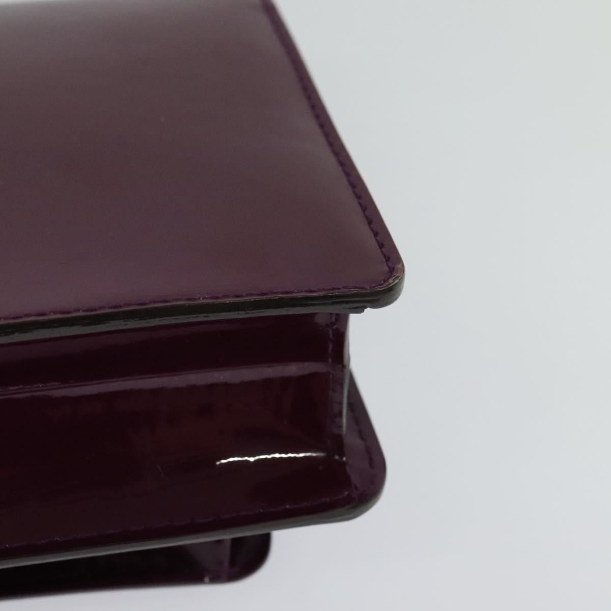 Louis Vuitton Monceau Burgundy Patent Leather Handbag (Pre-Owned) Size ONE SIZE - 12 Thumbnail