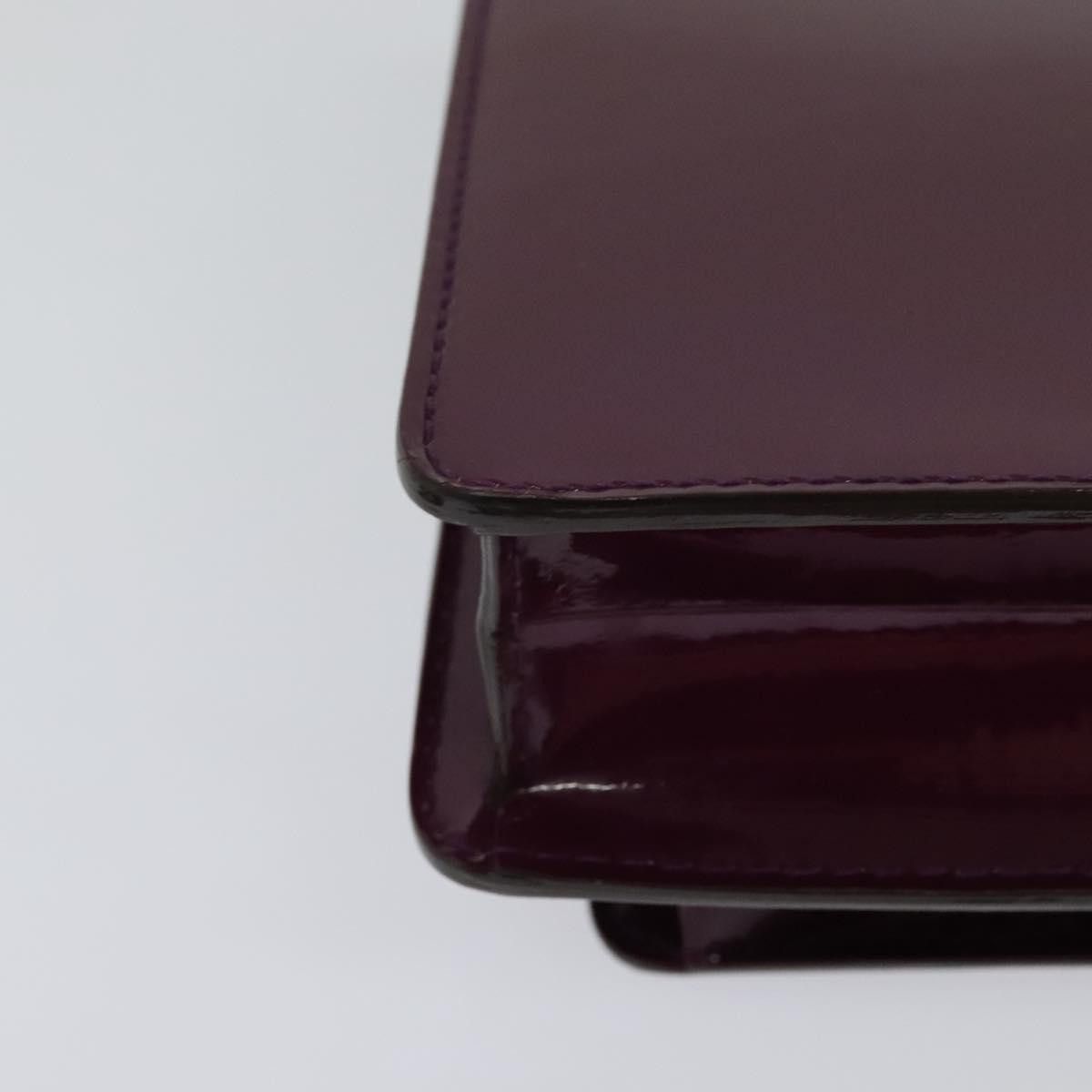 Louis Vuitton Monceau Burgundy Patent Leather Handbag (Pre-Owned) Size ONE SIZE - 11 Thumbnail