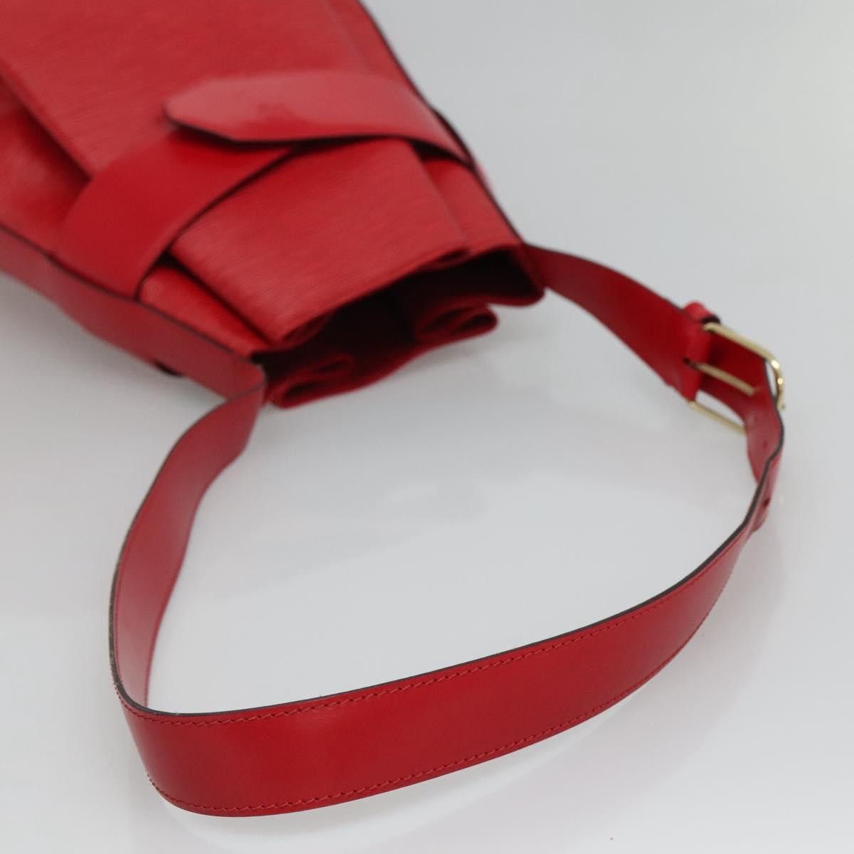 Louis Vuitton Sac D'épaule Red Leather Shoulder Bag (Pre-Owned) Size ONE SIZE - 7 Thumbnail