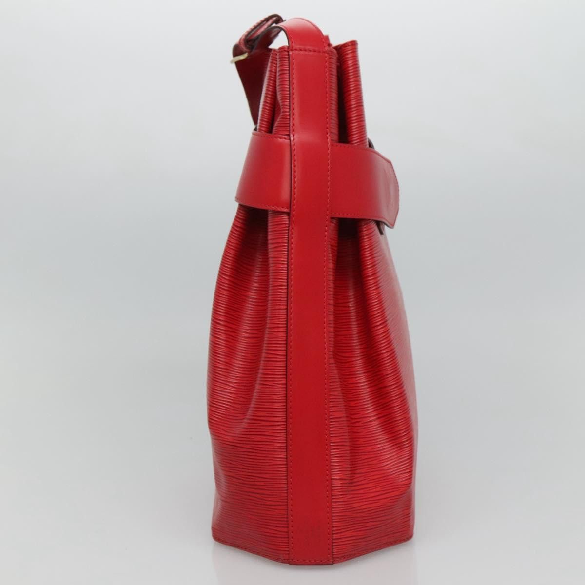 Louis Vuitton Sac D'épaule Red Leather Shoulder Bag (Pre-Owned) Size ONE SIZE - 4 Thumbnail