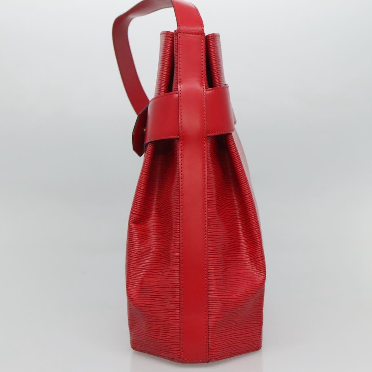 Louis Vuitton Sac D'épaule Red Leather Shoulder Bag (Pre-Owned) Size ONE SIZE - 5 Thumbnail