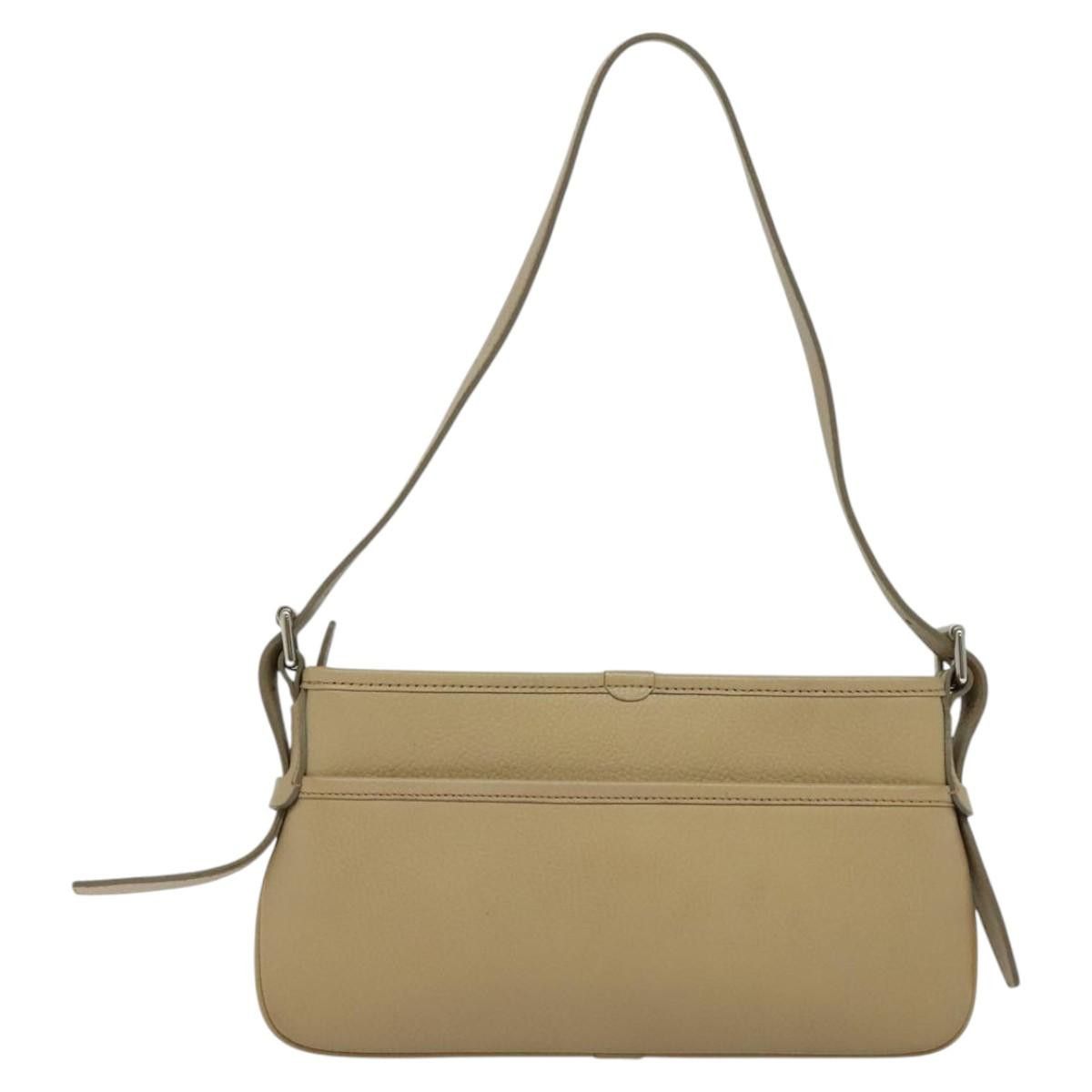 Burberry - Beige Leather Shoulder Bag (Pre-Owned) Size ONE SIZE - 2 Thumbnail
