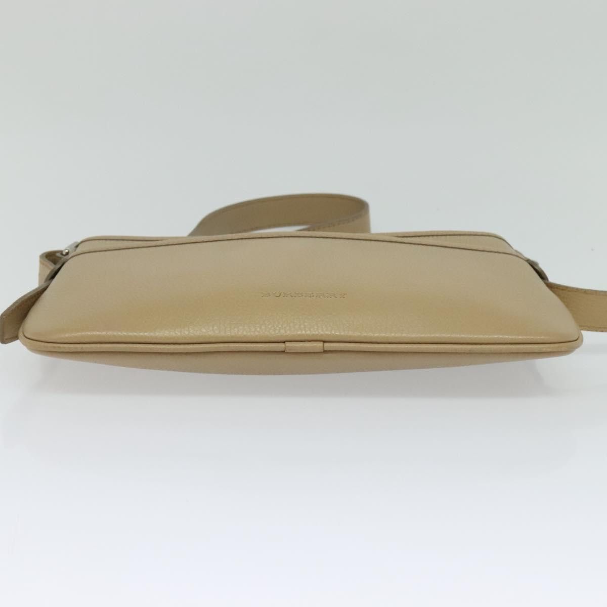 Burberry - Beige Leather Shoulder Bag (Pre-Owned) Size ONE SIZE - 9 Thumbnail