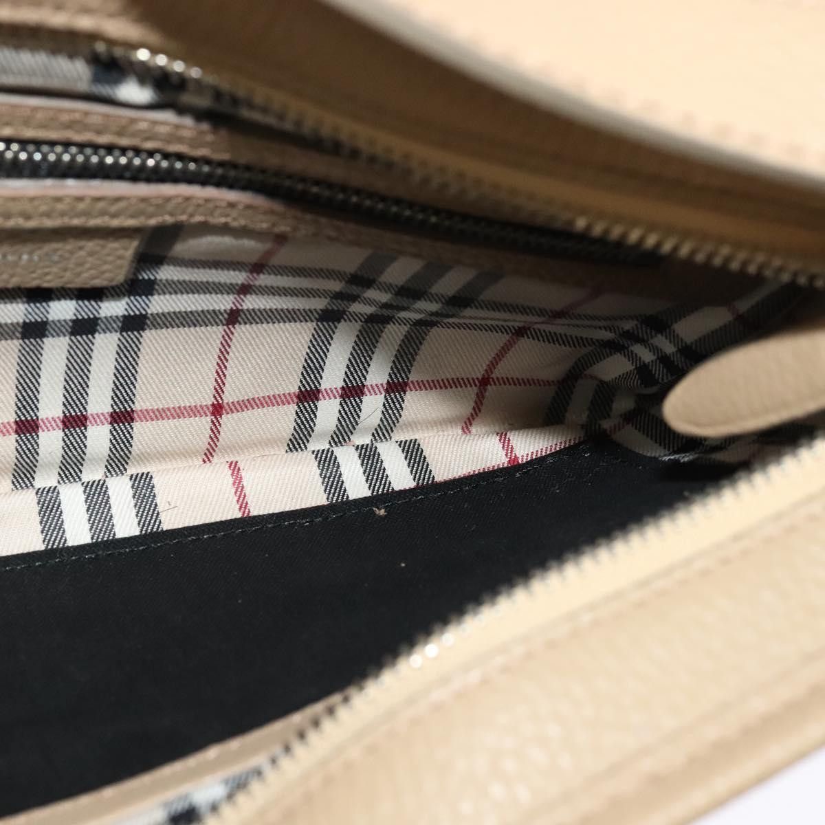Burberry - Beige Leather Shoulder Bag (Pre-Owned) Size ONE SIZE - 15 Thumbnail