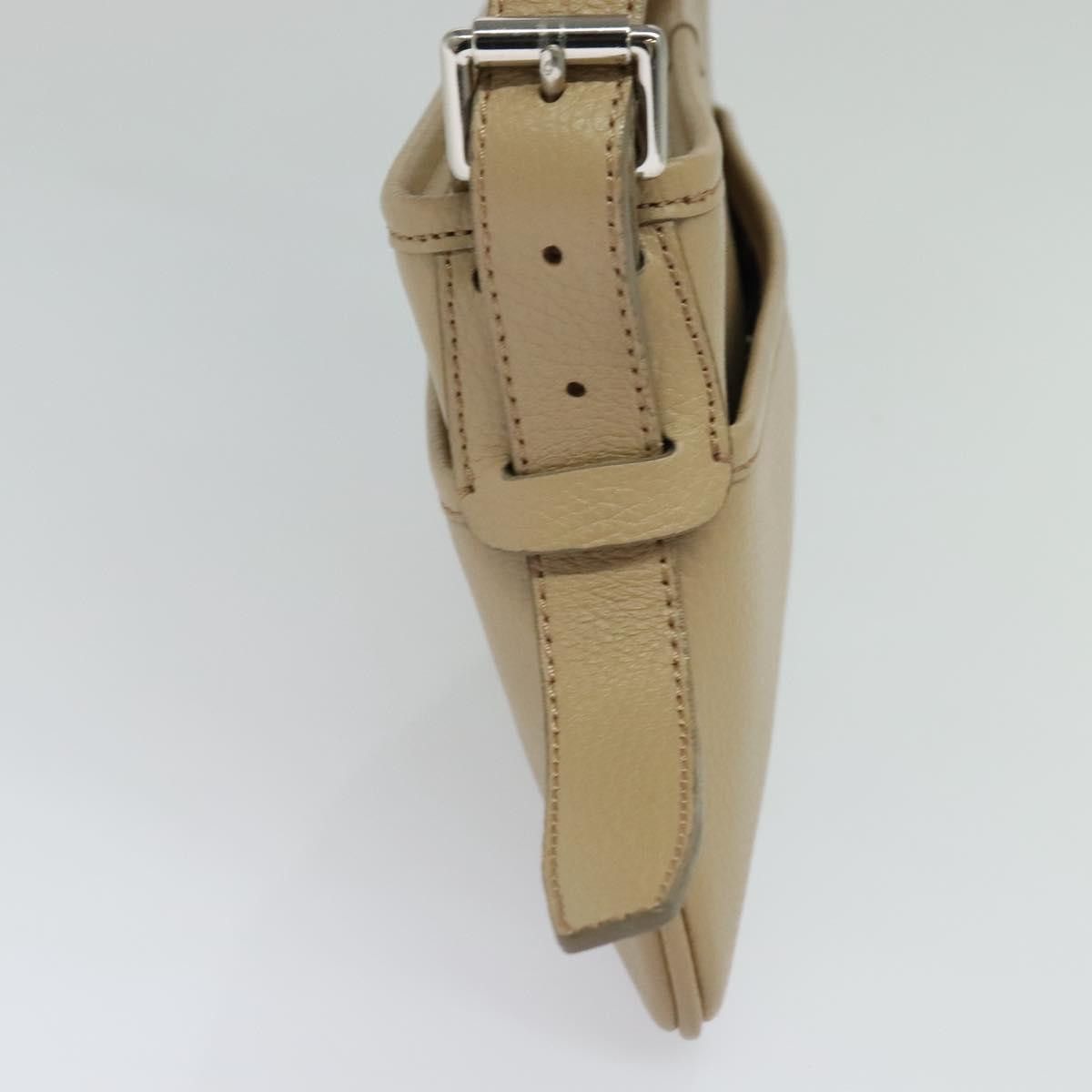 Burberry - Beige Leather Shoulder Bag (Pre-Owned) Size ONE SIZE - 5 Thumbnail
