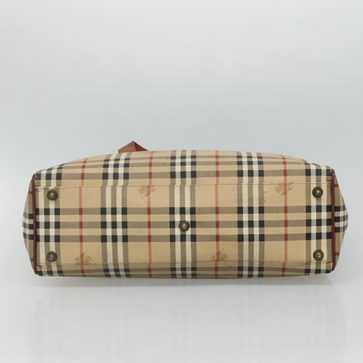 Burberry Nova Check Beige Canvas Shoulder Bag (Pre-Owned) Size ONE SIZE - 9 Thumbnail