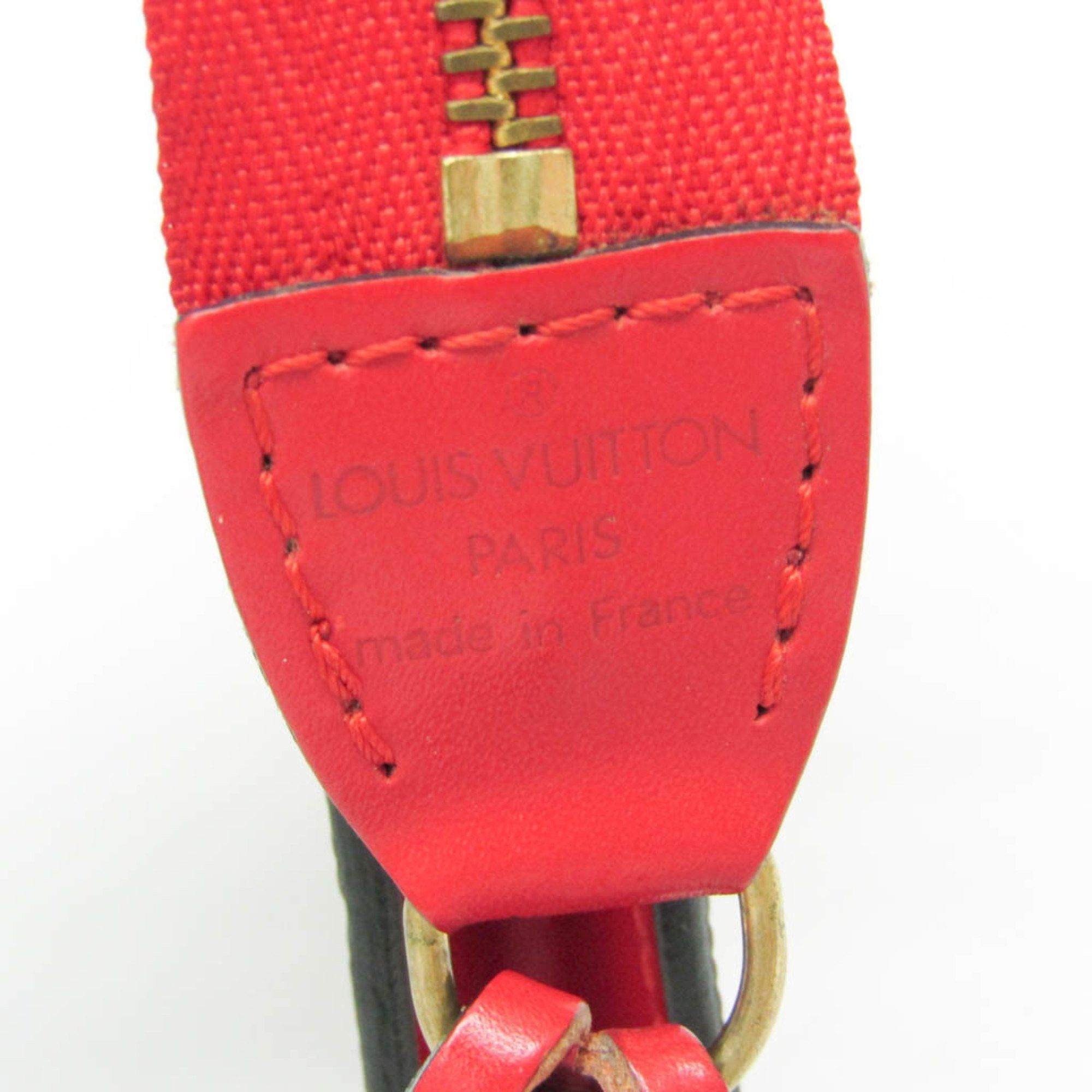 Louis Vuitton Pochette Accessoire Red Leather Handbag (Pre-Owned) Size ONE SIZE - 11 Thumbnail