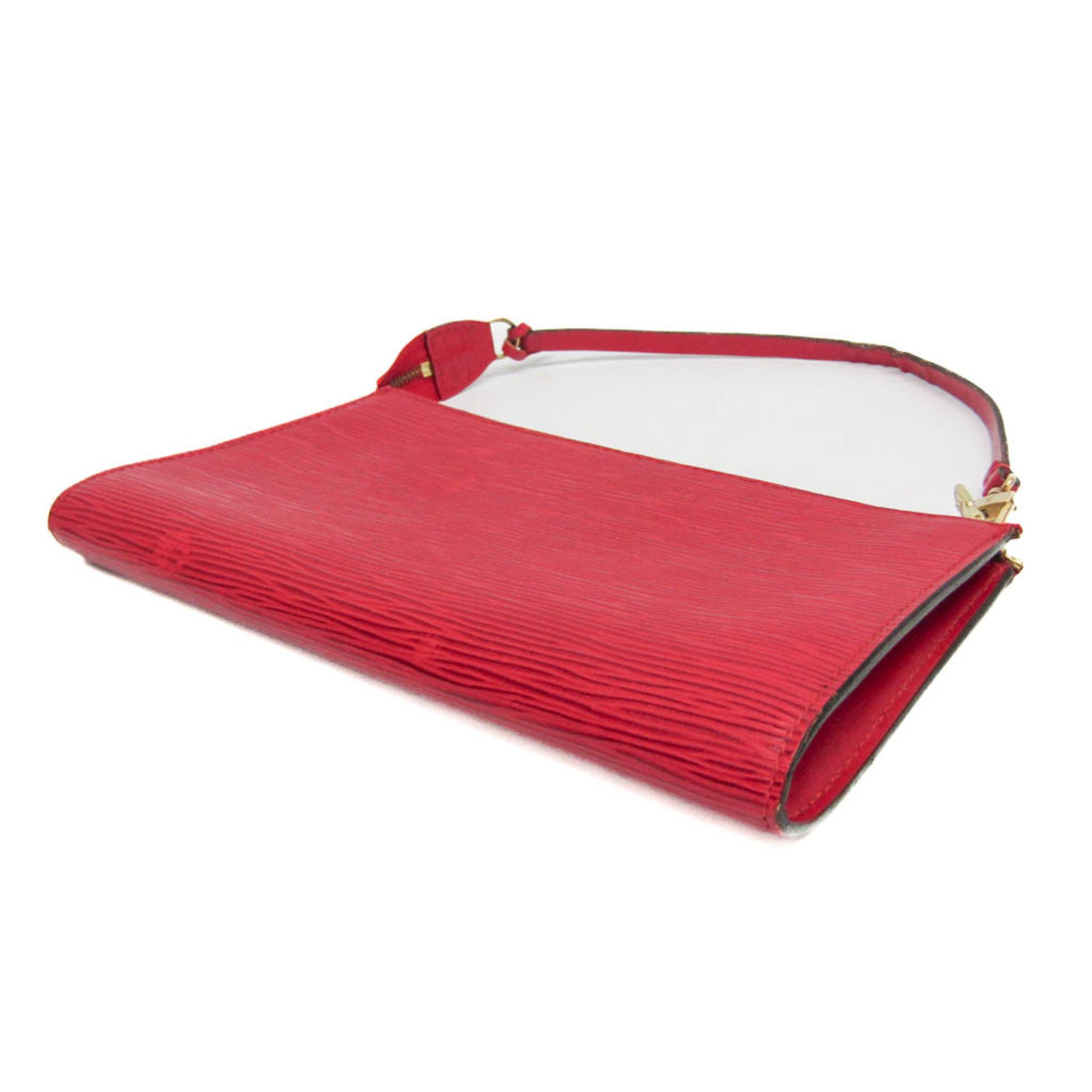 Louis Vuitton Pochette Accessoire Red Leather Handbag (Pre-Owned) Size ONE SIZE - 2 Thumbnail