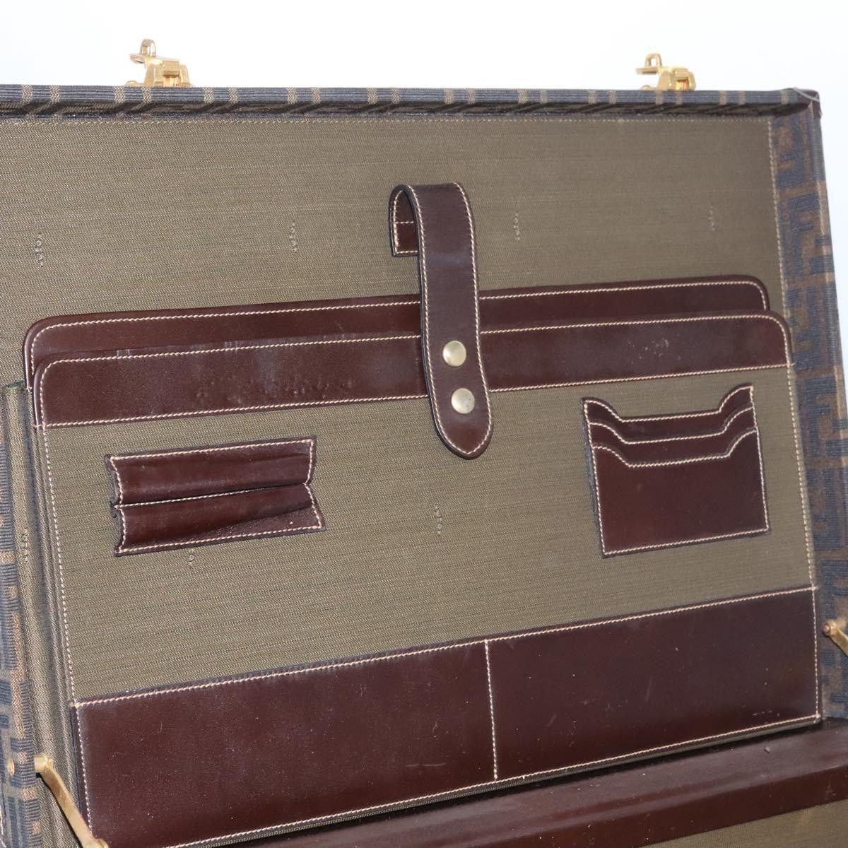 Fendi Zucca Brown Canvas Briefcase Bag (Pre-Owned) Size ONE SIZE - 16 Thumbnail