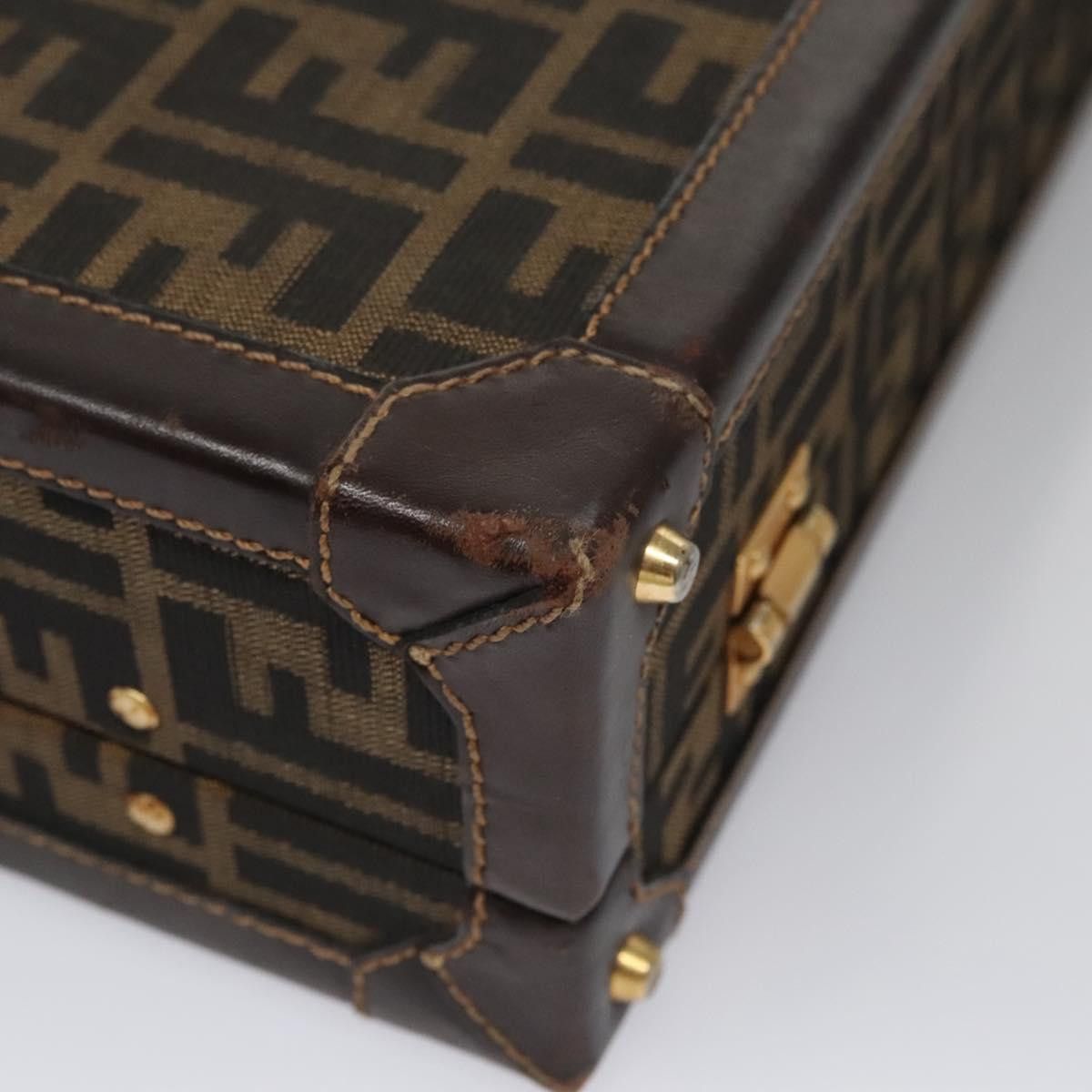 Fendi Zucca Brown Canvas Briefcase Bag (Pre-Owned) Size ONE SIZE - 12 Thumbnail