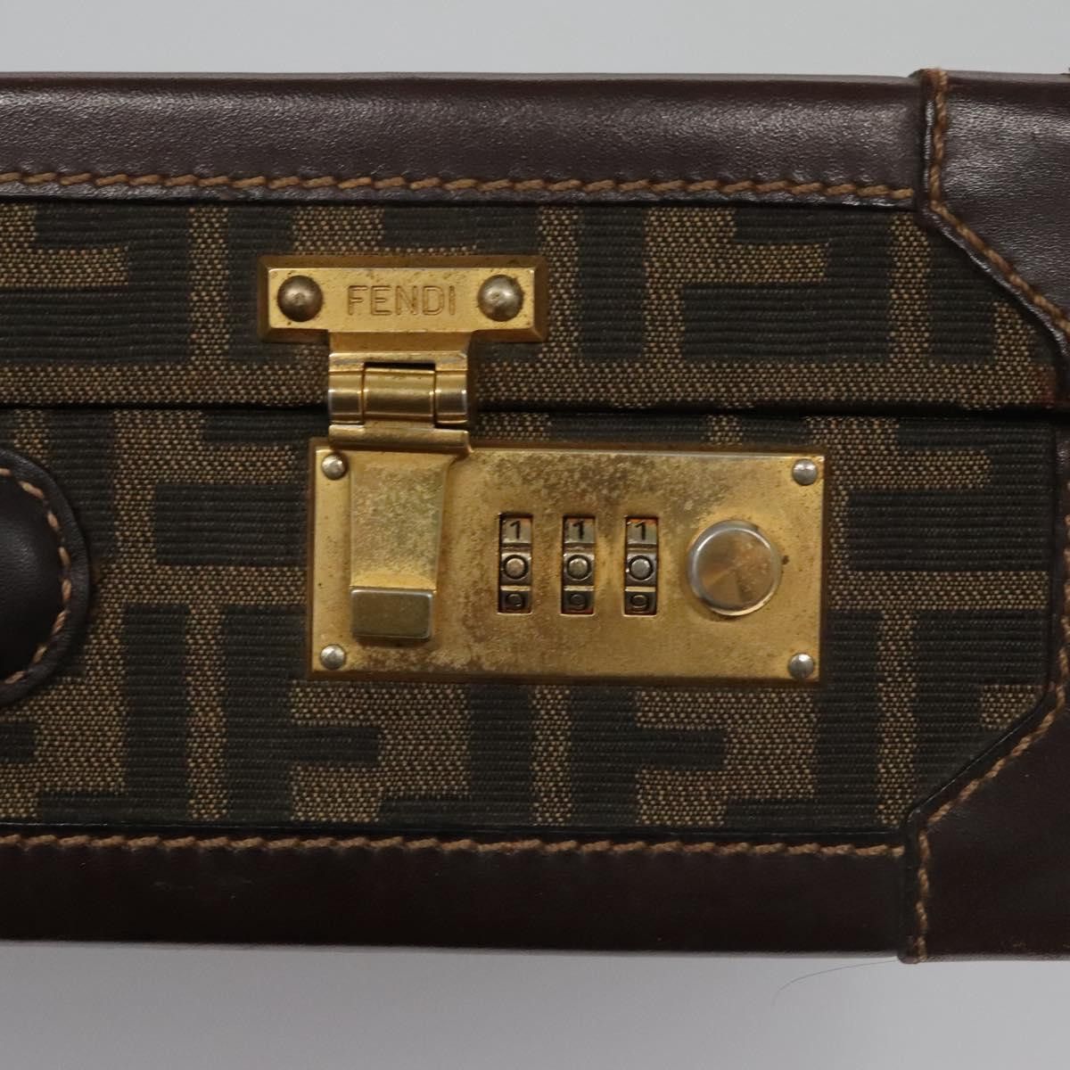 Fendi Zucca Brown Canvas Briefcase Bag (Pre-Owned) Size ONE SIZE - 14 Thumbnail