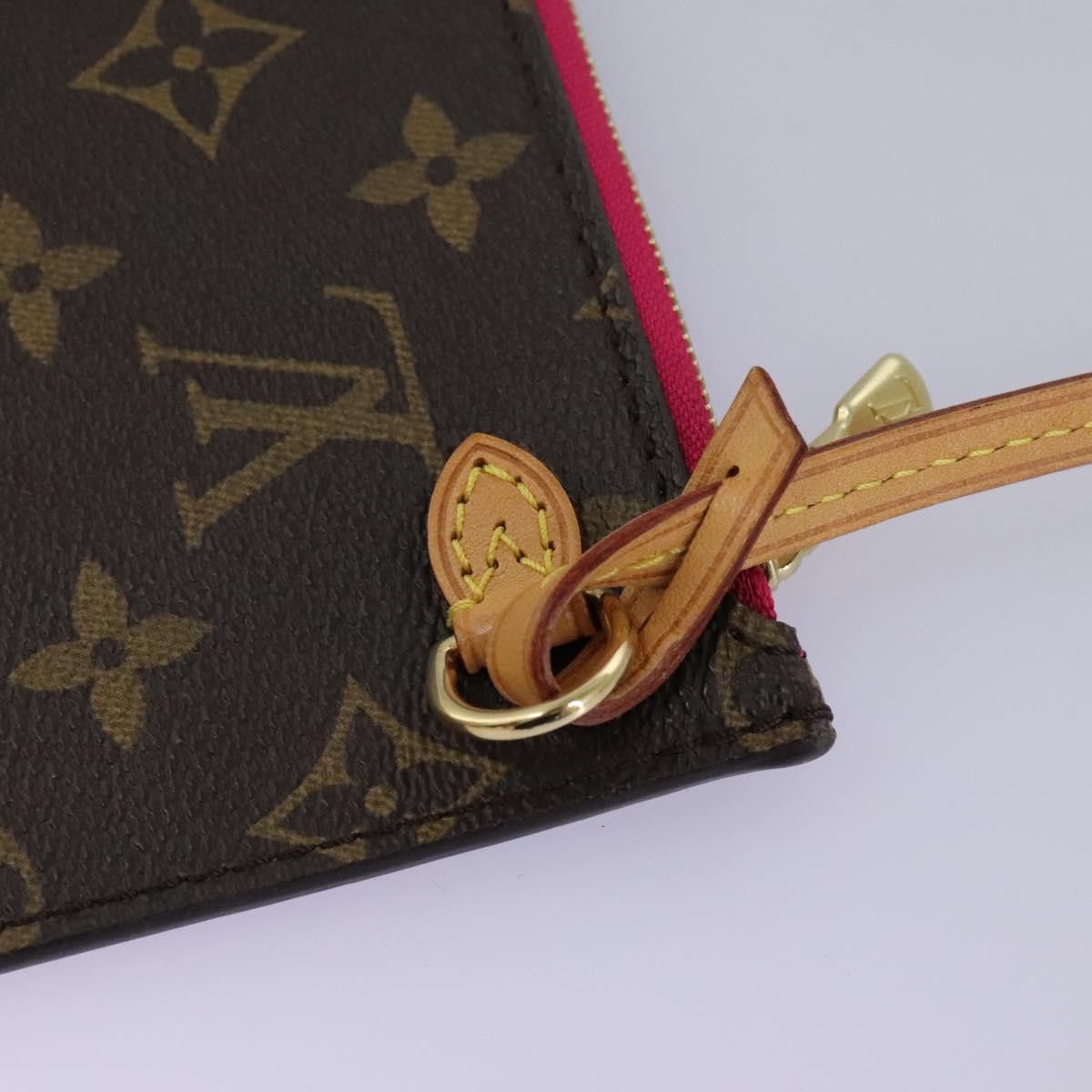 Louis Vuitton Neverfull Pouch Brown Canvas Clutch Bag (Pre-Owned) Size ONE SIZE - 15 Thumbnail