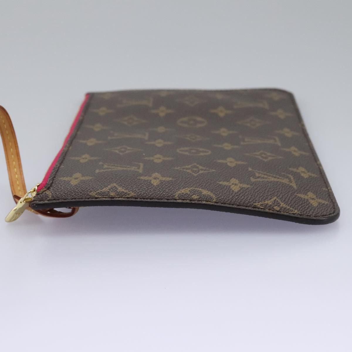 Louis Vuitton Neverfull Pouch Brown Canvas Clutch Bag (Pre-Owned) Size ONE SIZE - 4 Thumbnail