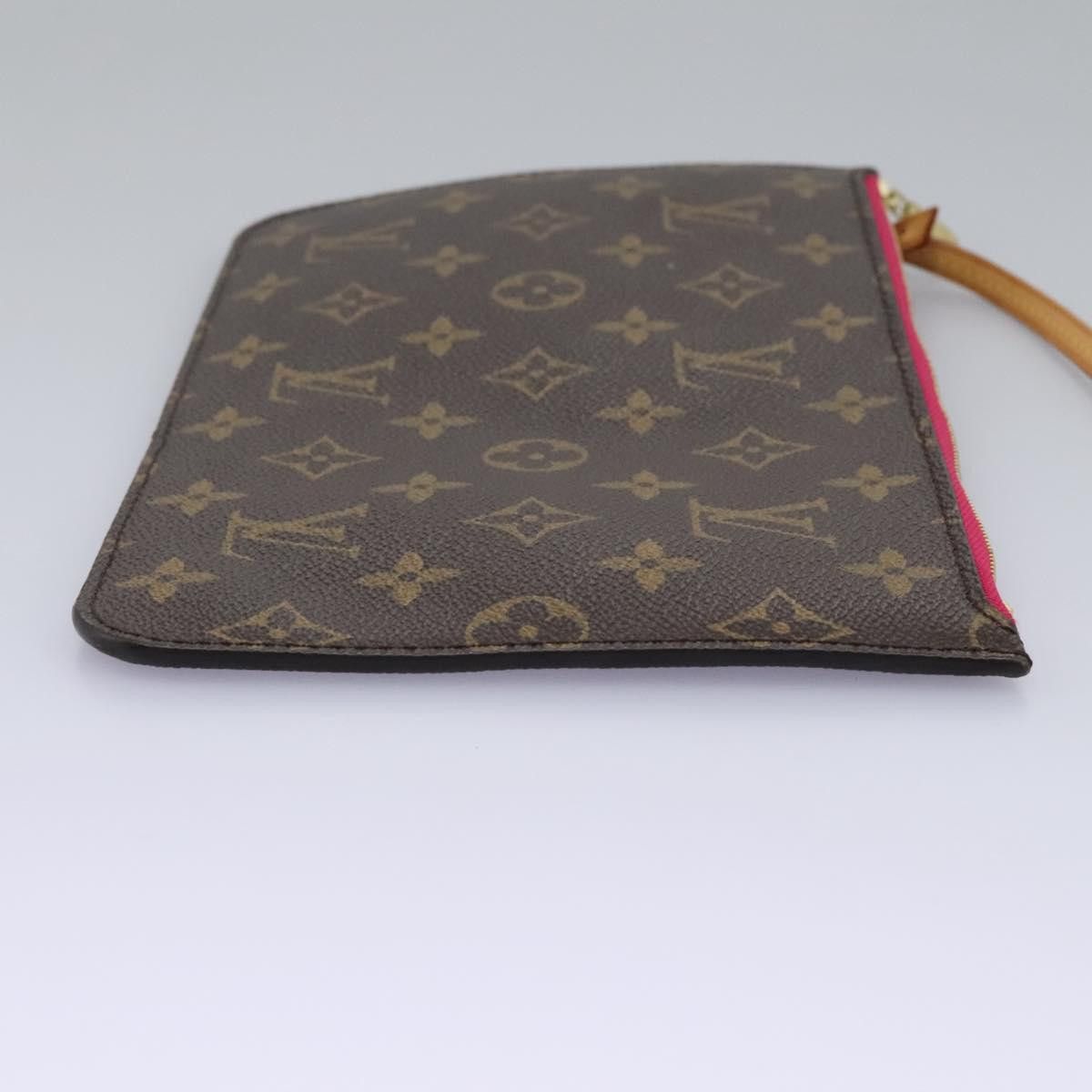 Louis Vuitton Neverfull Pouch Brown Canvas Clutch Bag (Pre-Owned) Size ONE SIZE - 5 Thumbnail