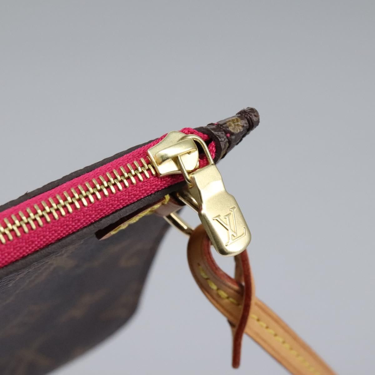 Louis Vuitton Neverfull Pouch Brown Canvas Clutch Bag (Pre-Owned) Size ONE SIZE - 16 Thumbnail