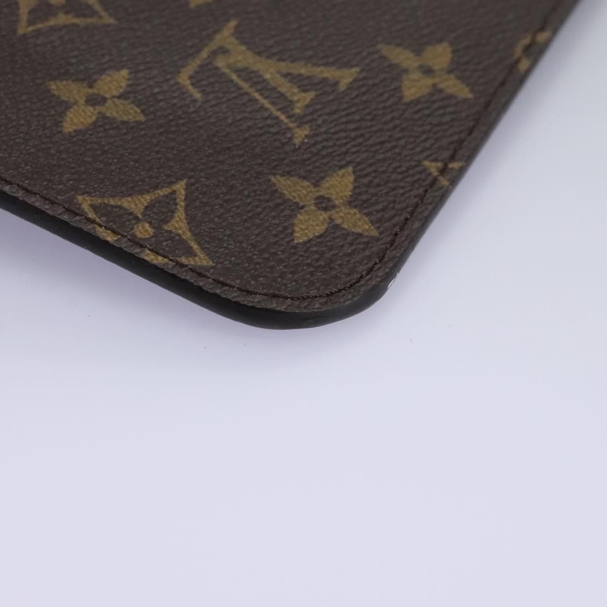 Louis Vuitton Neverfull Pouch Brown Canvas Clutch Bag (Pre-Owned) Size ONE SIZE - 12 Thumbnail