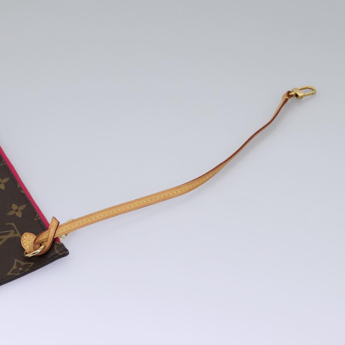 Louis Vuitton Neverfull Pouch Brown Canvas Clutch Bag (Pre-Owned) Size ONE SIZE - 8 Thumbnail