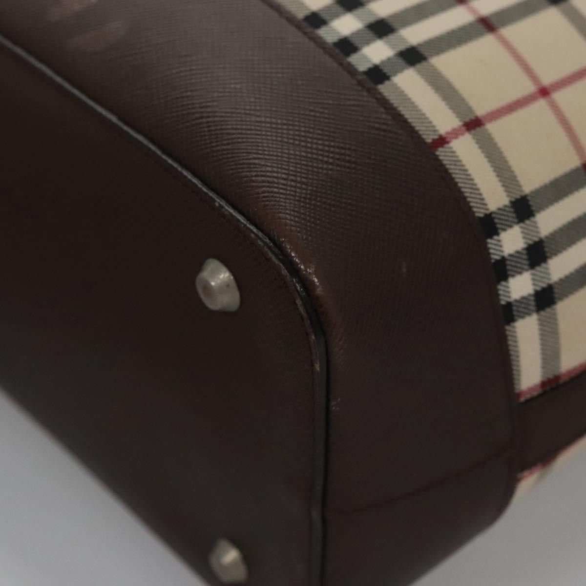 Burberry House Check Beige Canvas Handbag (Pre-Owned) Size ONE SIZE - 11 Thumbnail