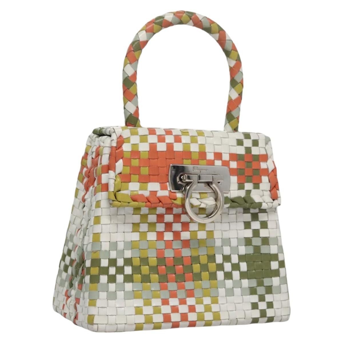 Salvatore Ferragamo Gancini Multicolour Leather Handbag (Pre-Owned) Size ONE SIZE - 3 Thumbnail