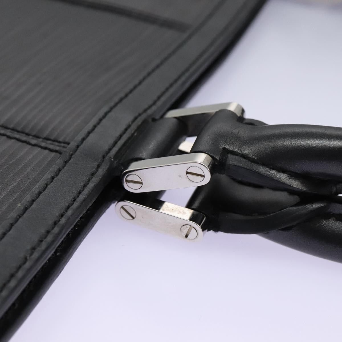 Louis Vuitton Stretch Fizz Black Leather Tote Bag (Pre-Owned) Size ONE SIZE - 14 Thumbnail