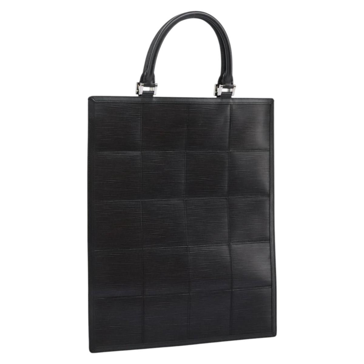 Louis Vuitton Stretch Fizz Black Leather Tote Bag (Pre-Owned) Size ONE SIZE - 3 Thumbnail