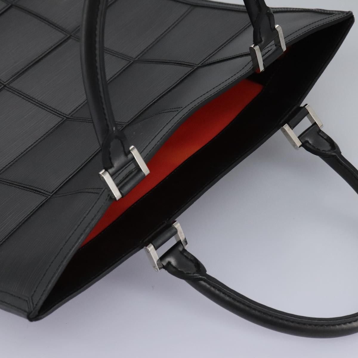 Louis Vuitton Stretch Fizz Black Leather Tote Bag (Pre-Owned) Size ONE SIZE - 6 Thumbnail