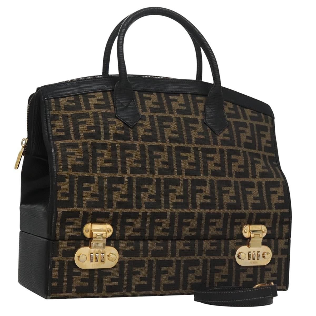 Fendi Zucca Brown Canvas Briefcase Bag (Pre-Owned) Size ONE SIZE - 3 Thumbnail