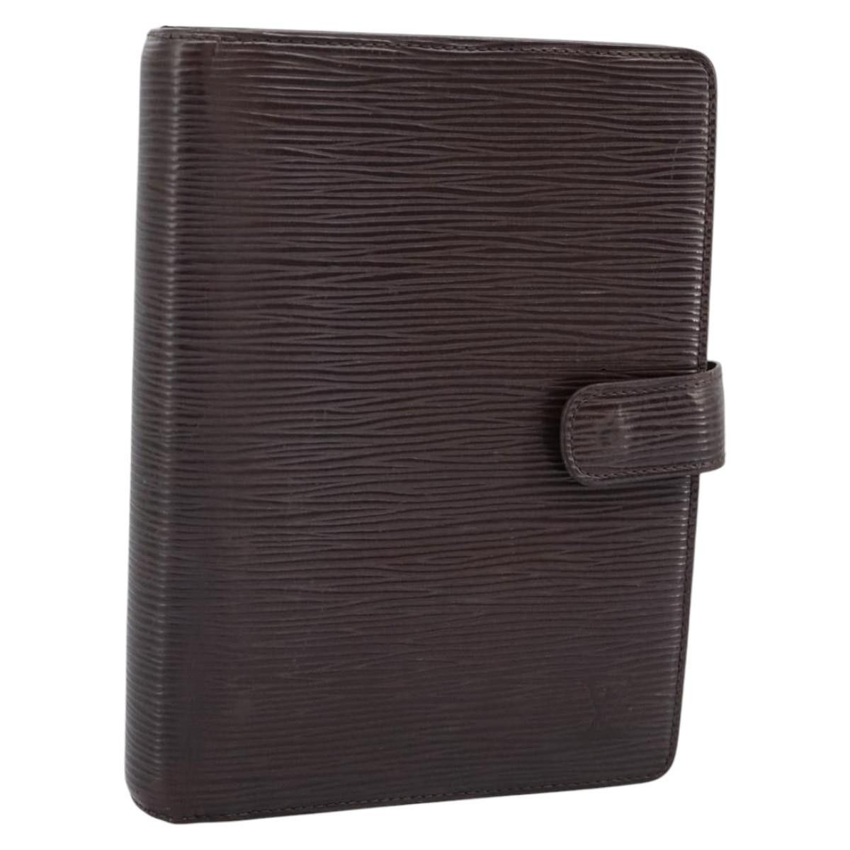Louis Vuitton Couverture Agenda Fonctionnel Mm Brown Leather Wallet Size ONE SIZE - 3 Thumbnail