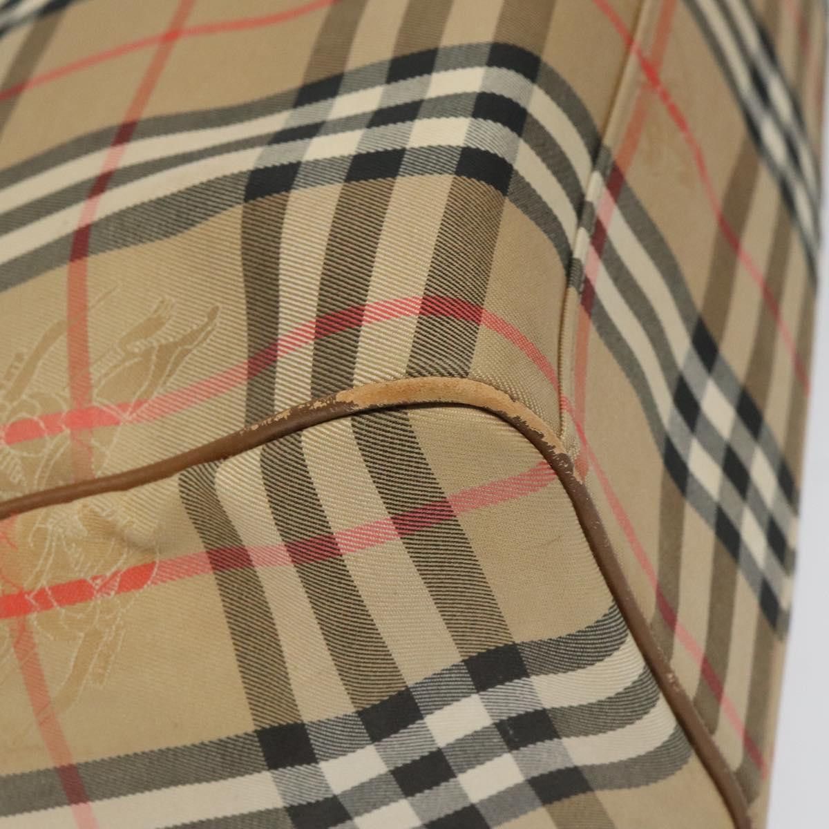 Burberry Nova Check Beige Canvas Tote Bag (Pre-Owned) Size ONE SIZE - 13 Thumbnail
