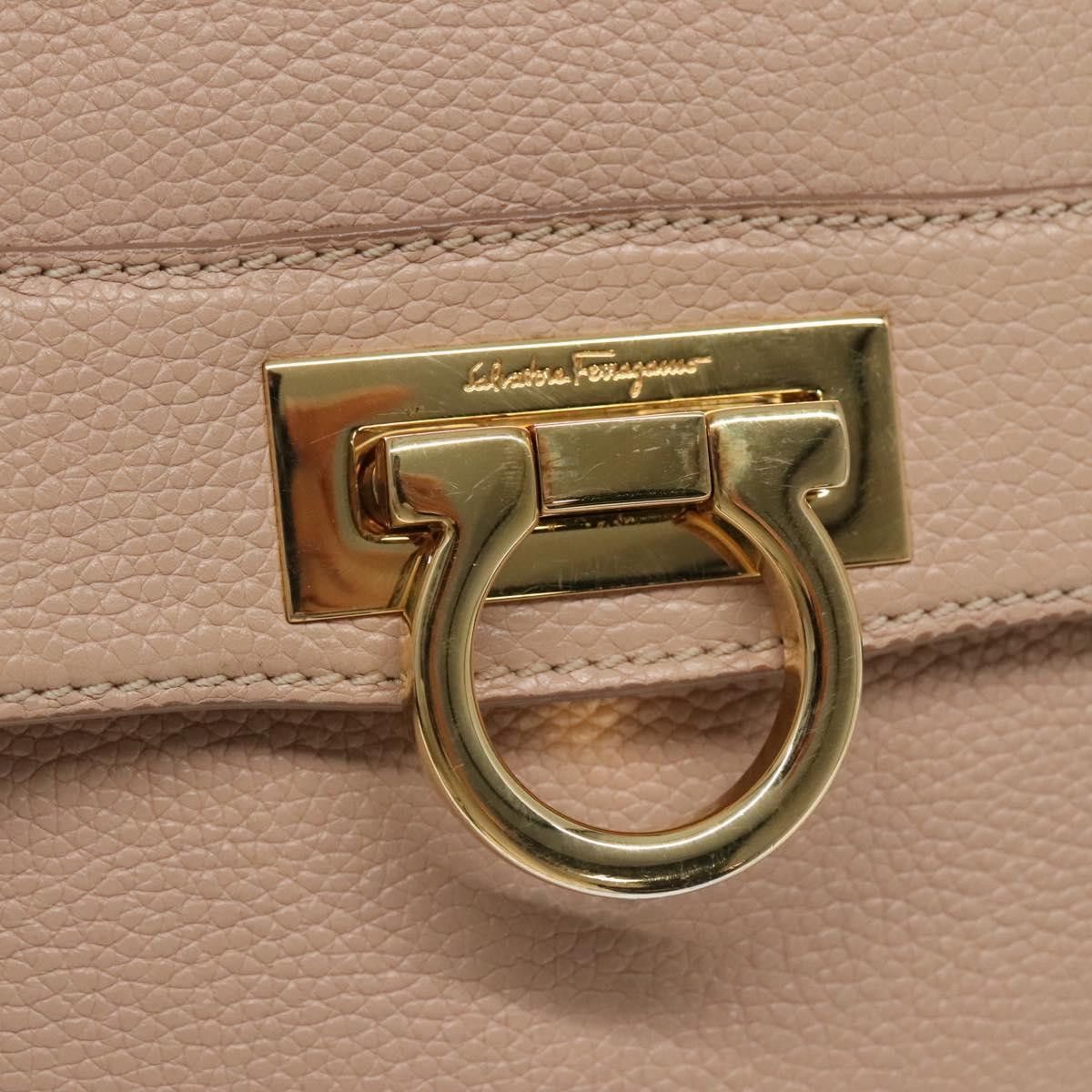 Salvatore Ferragamo Sofia Pink Leather Handbag (Pre-Owned) Size ONE SIZE - 14 Thumbnail