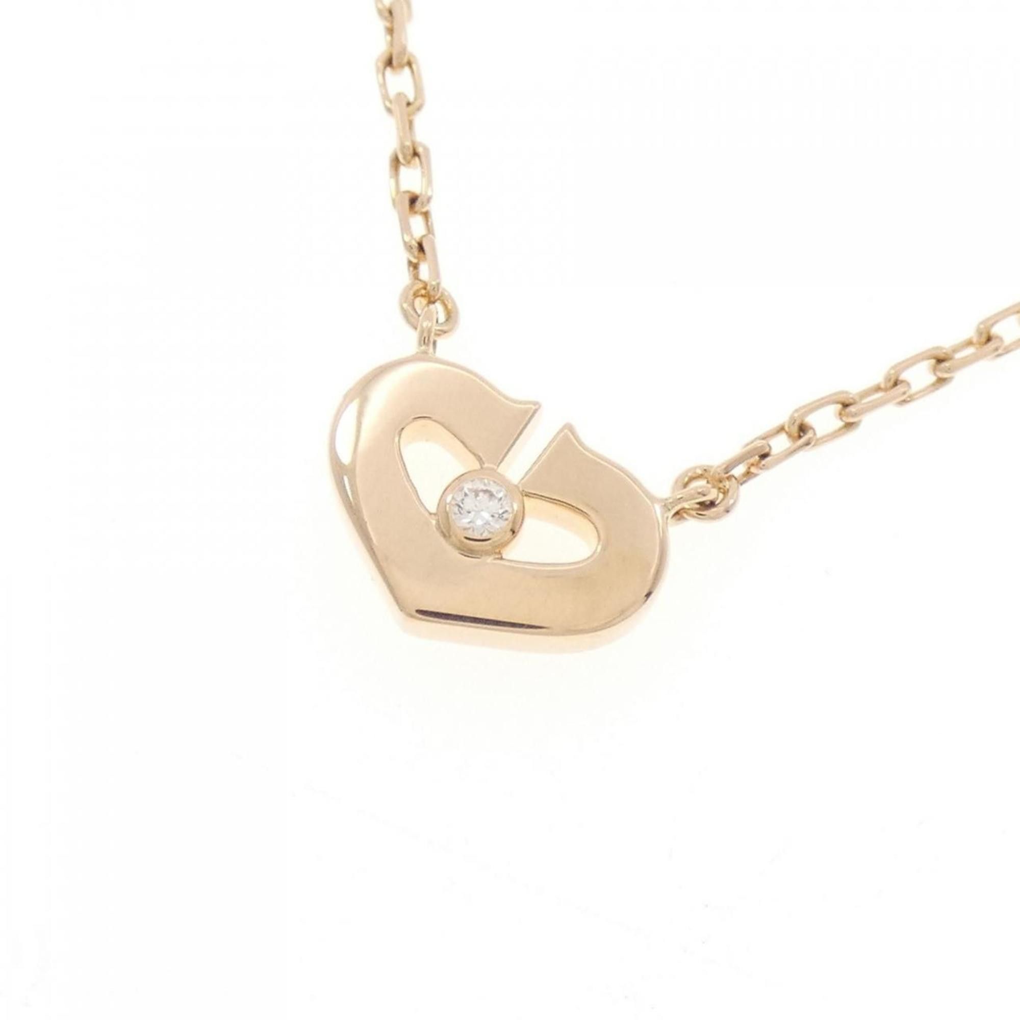 Cartier Cartier C heart necklace Size ONE SIZE - 4 Thumbnail