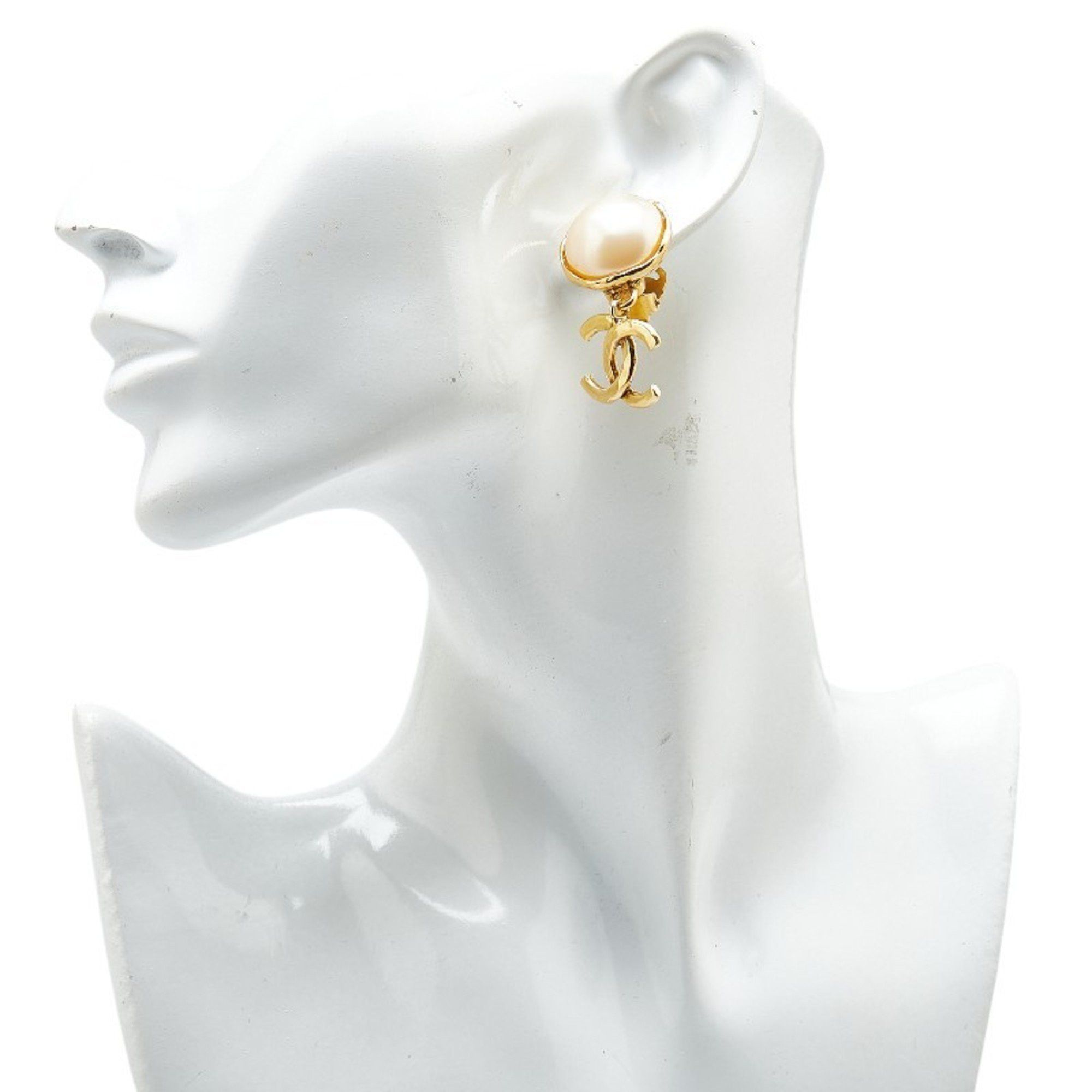 Chanel Chanel Coco Mark earring Size ONE SIZE - 4 Thumbnail