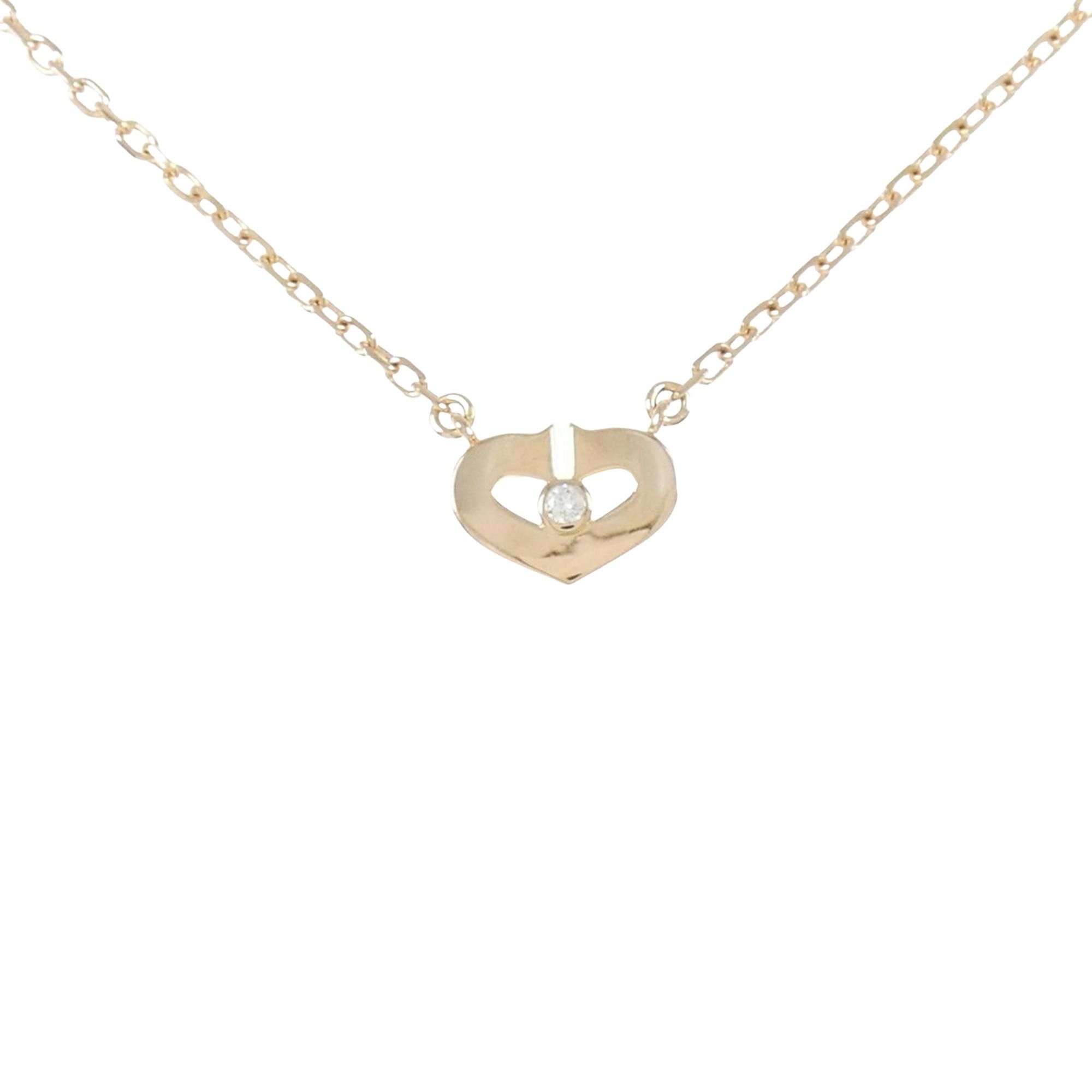 Cartier Cartier C heart necklace Size ONE SIZE - 2 Thumbnail