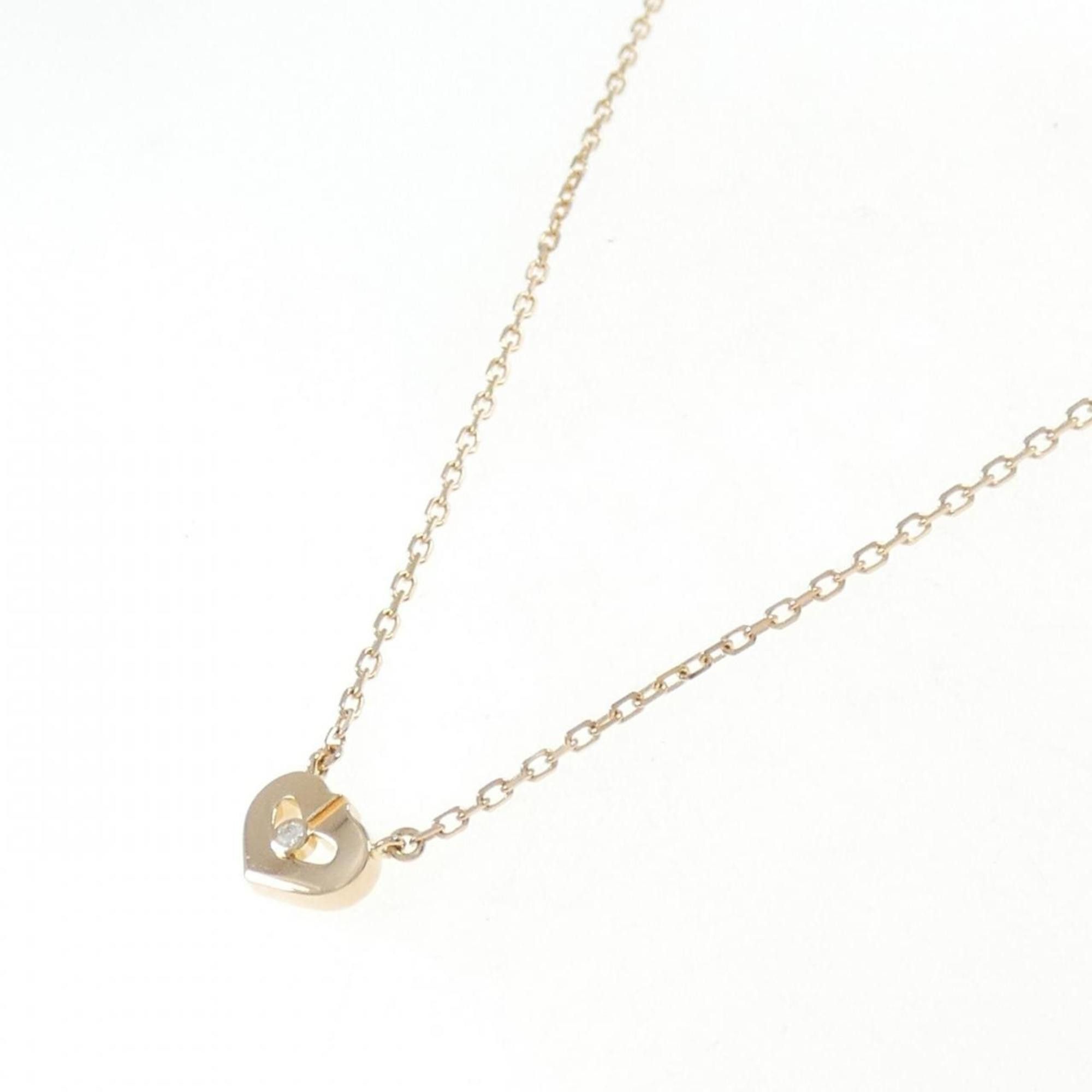 Cartier Cartier C heart necklace Size ONE SIZE - 3 Thumbnail